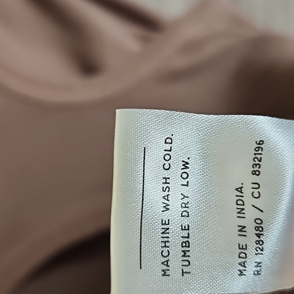 Pact Organic Perfect Rib Racerback Tank In Brown - Picture 6 of 8